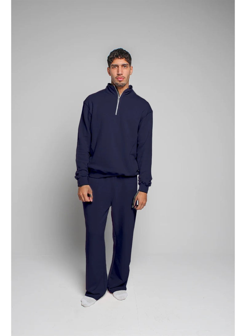 Basic Look Quarter zip Milton Sweatshirt - Image 1